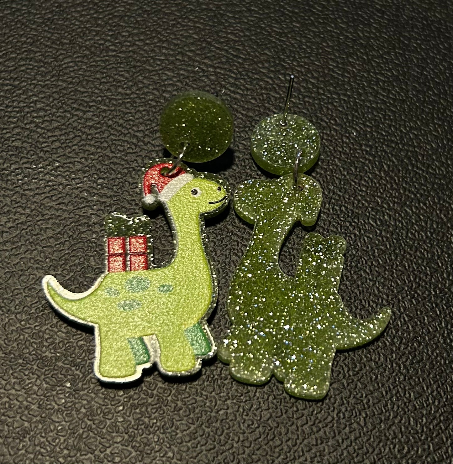 Dinousars Holiday Earrings