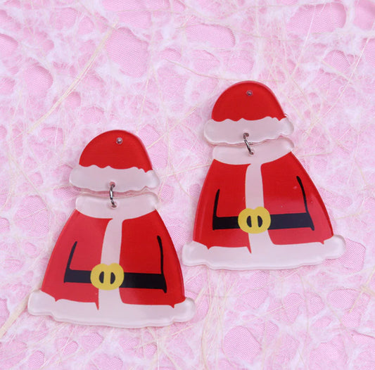 Santa Outfit Earrings