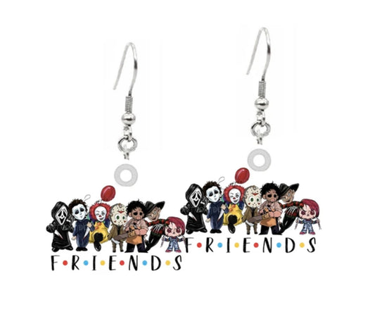 Horror Friends Hook Earrings