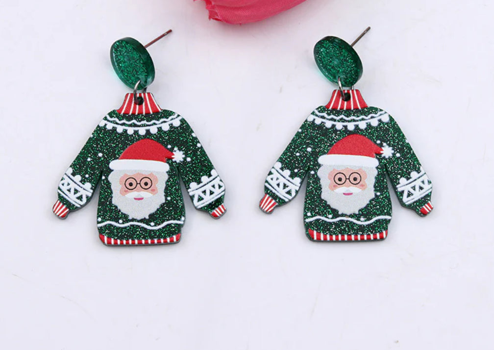 Holiday Sweater Earrings