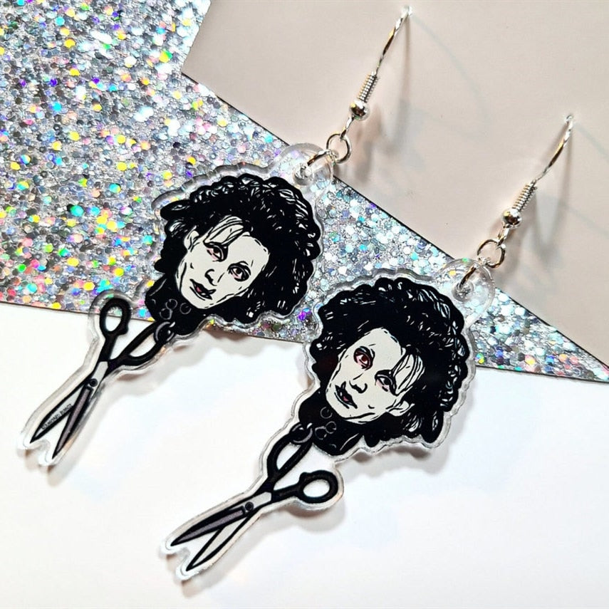 Inspired Edward Scissor Hands Earrings