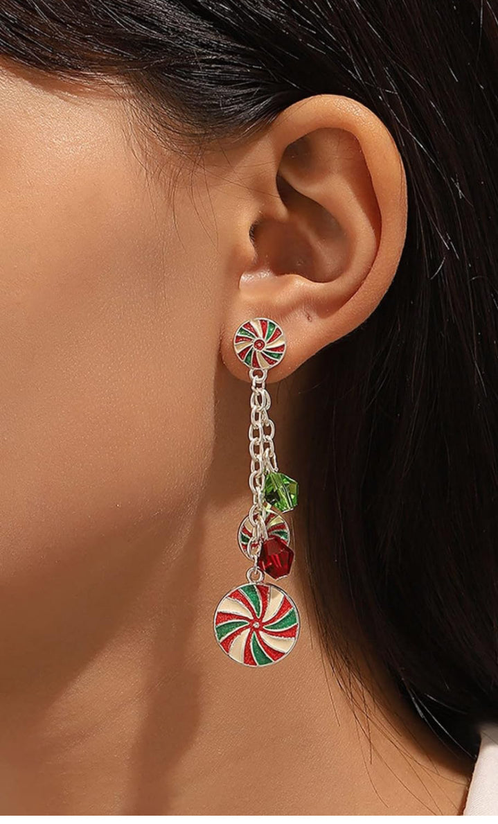 Peppermint Dangle Earrings