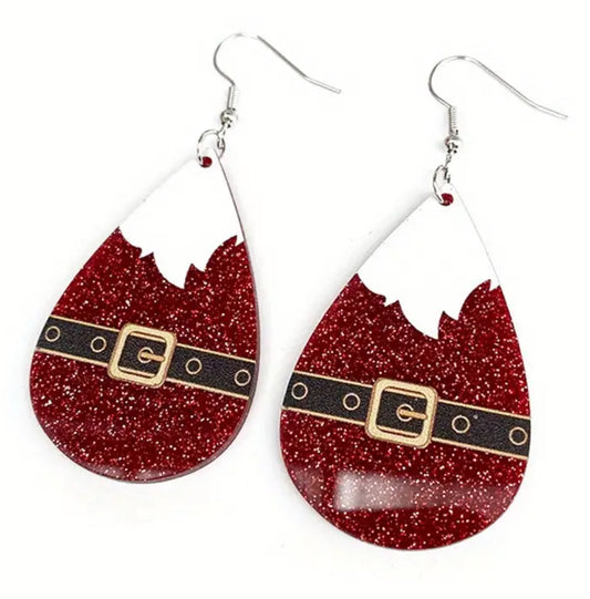 Santa Belt Earrings