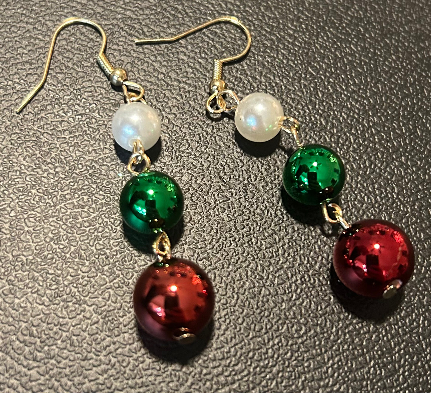 Christmas Ball Colors Dangle Earrings