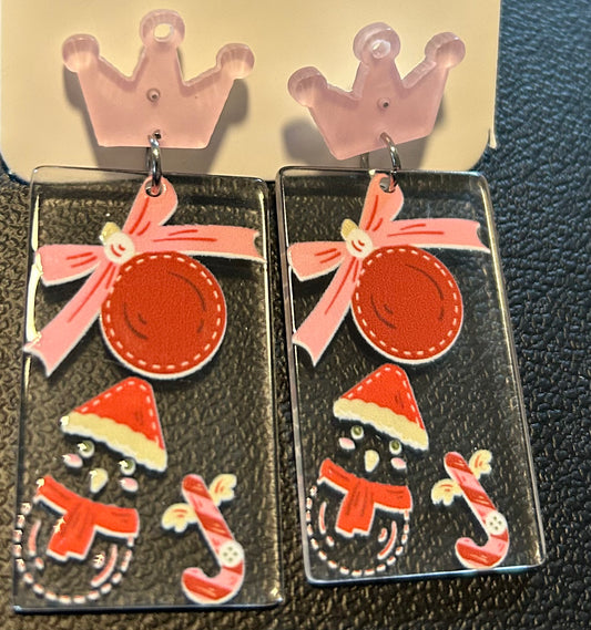 Princess Christmas Earrings