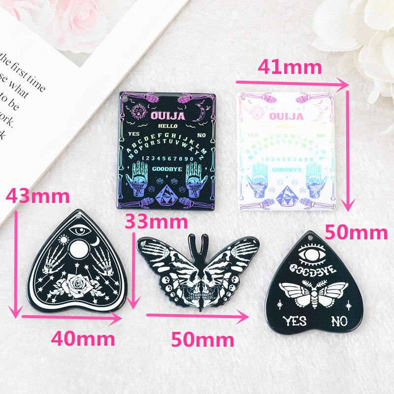 Ouija Board Gradient Color Earrings