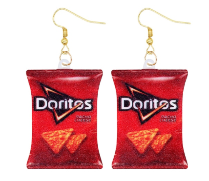 Snack Bag Earrings