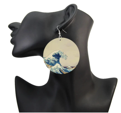 Great Wave off Kanagawa Earrings