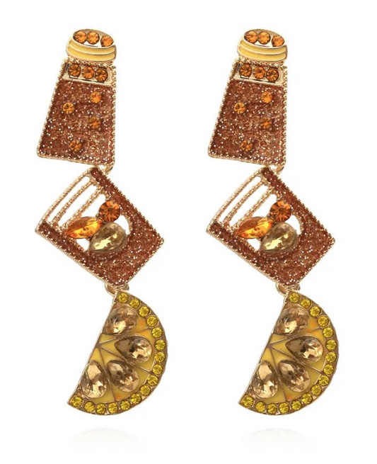 Salt, Shot, Lime Earrings