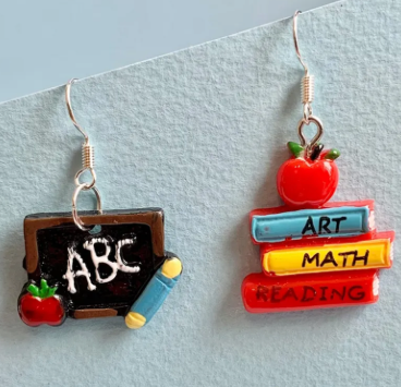ABC Books Earrings