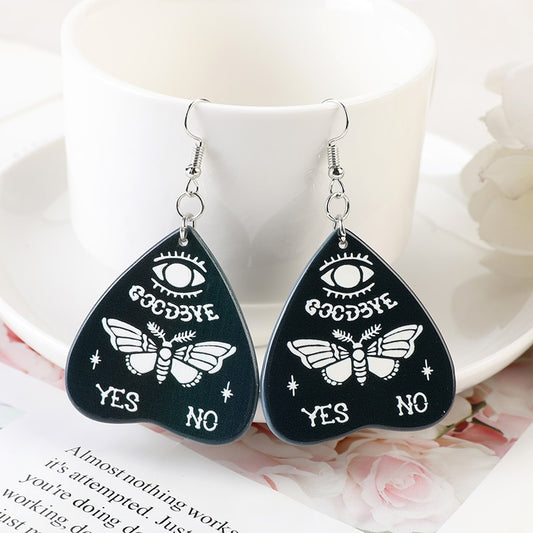 Ouija Board Planchette (Yes/No) Earrings